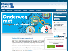 Tablet Screenshot of camperreiswinkel.nl
